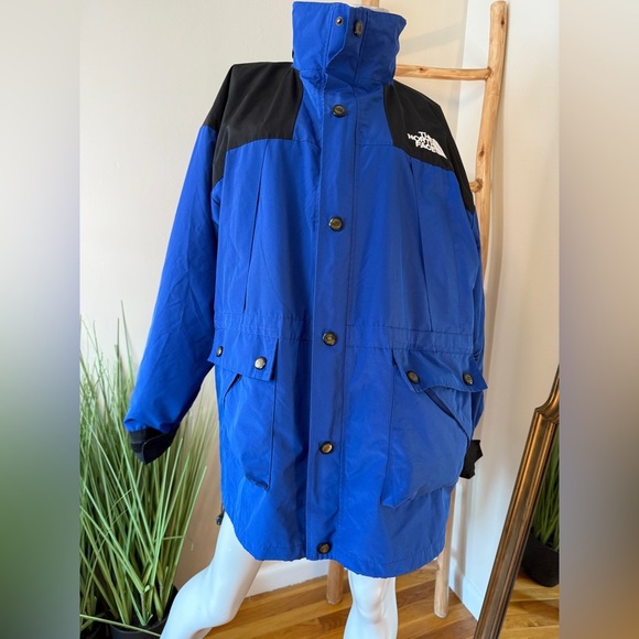 The North Face Gore-Tex Blue Mountain Guide Ski Winter Parka XL VINTAGE 90's - Picture 9 of 15